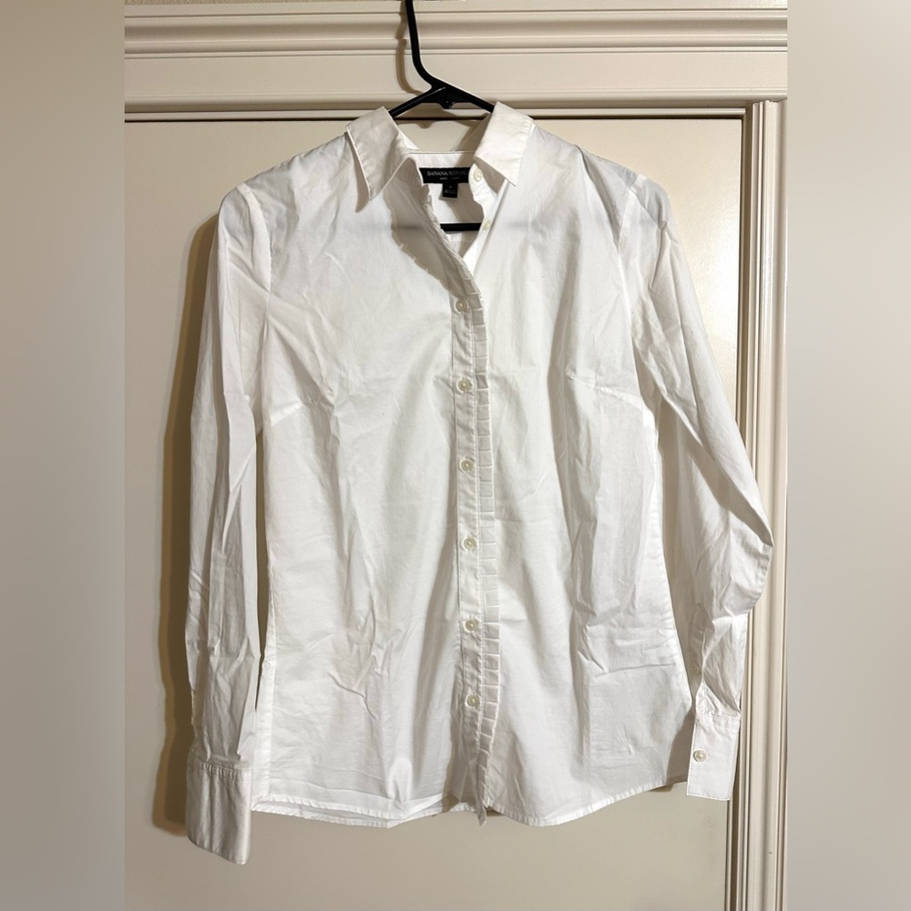 Banana Republic Riley Feathered Button Down